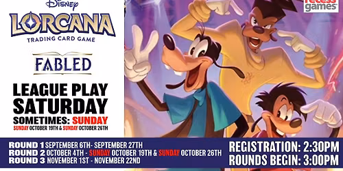 Disney Lorcana Fabled League