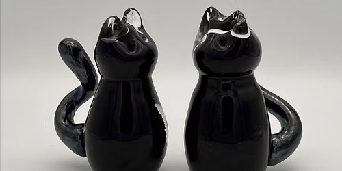Your Own Sculpted Glass Cat!