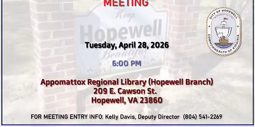 KEEP HOPEWELL BEAUTIFUL MEETING