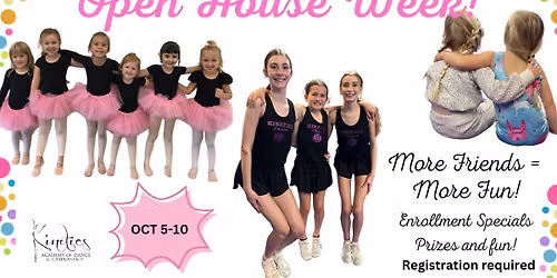 Open House: Dance, Gymnastics, Cheer, Aerial