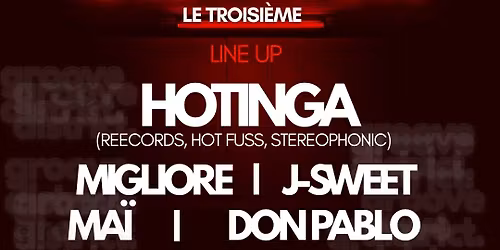 GROOVE DISTRICT #1  | Joy Club \ud83d\udccdLille.