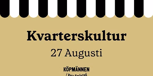 Sm\u00e5stadsfestivalen Kvarterskultur