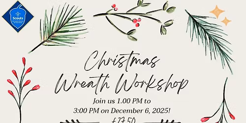 Christmas wreath making