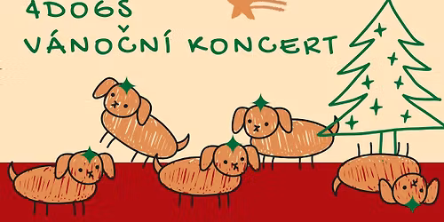 Vánoční koncert 4DOGS