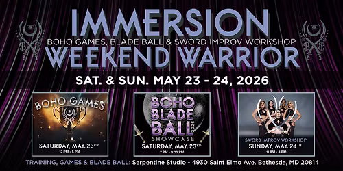 Boho Games and Blade Ball- Weekend Warrior!