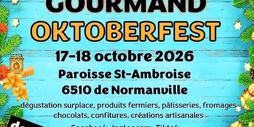 Le March\u00e9 Gourmand: OKTOBERFEST 2026 #MAMTL