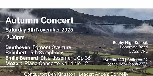 Rugby Rococo Players Autumn Concert
