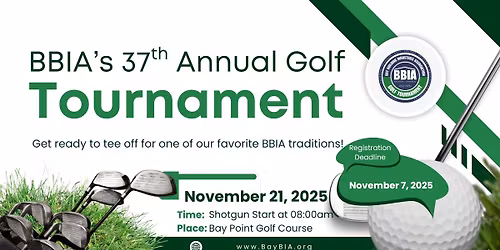 \ud83c\udfcc\ufe0f\u200d\u2642\ufe0f\u26f3 BBIA\u2019s 37th Annual Golf Tournament & Lunch