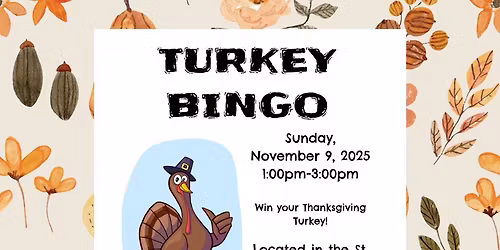 Turkey Bingo