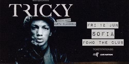 Tricky Live @ FOMO the club, Sofia - 12 Jun 2026