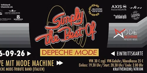 Simply The Best Of Depeche Mode + 80s Synthie-Pop & Wave