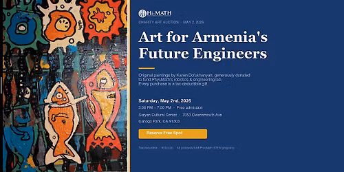 Art for Armenia's Future Engineers \u2014 Charity Art Auction