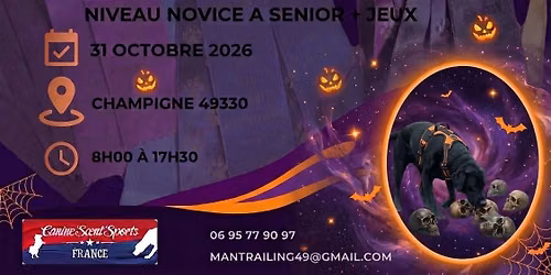 Concours Nosework CSSI FRANCE COMPLET