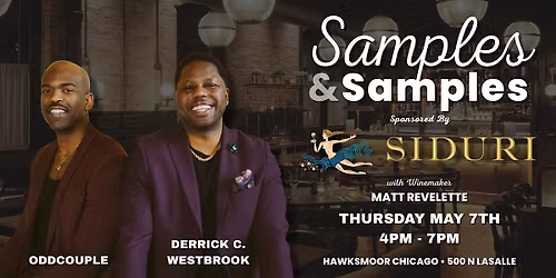 Wine Tasting & Music Pairing, sponsored by Siduri Wines