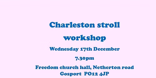 Charleston Stroll Workshop