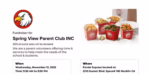 Eagle Night @ Panda Express!