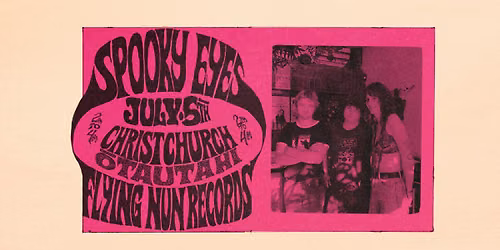 Spooky Eyes (AUS) Live at Flying Nun Records, Christchurch - FREE \/ All Ages