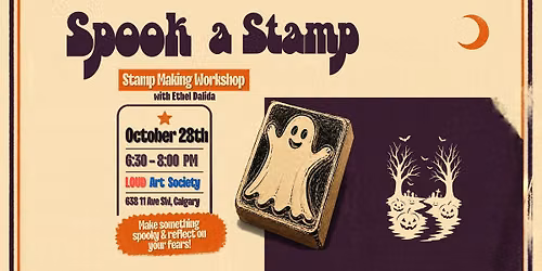 Spook a Stamp- Halloween Stamp Making Workshop