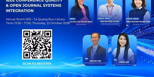 WORKSHOP ON IEEE CONFERENCE QUALITY & OPEN JOURNAL SYSTEMS (OJS) INTEGRATION