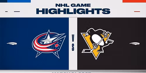 Columbus Blue Jackets vs. Pittsburgh Penguins