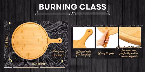 Charcuterie Board Pyrography Class