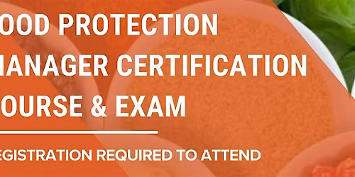 Food Protection Manager Certification Course & Exam