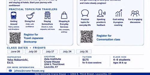 Beginner Japanese Language Classes