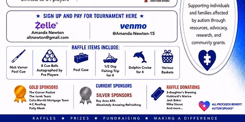 Autism Speaks Charity Pool Tournament