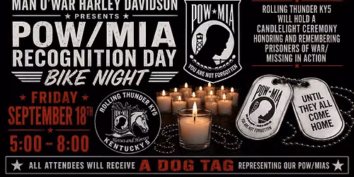 POW\/ MIA Recognition Day Bike Night