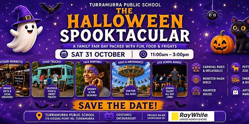 \ud83c\udf83 Turramurra Public School Halloween Spooktacular Fun Fair \ud83c\udfa1