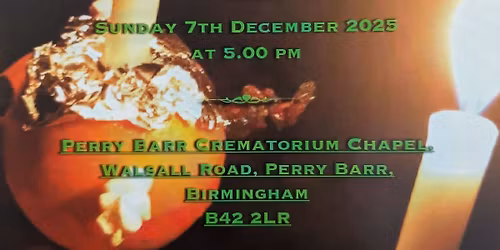 Christingle memorial service \ud83d\udc9a