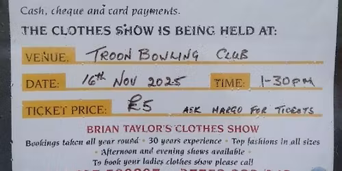 Brian Taylor clothes show