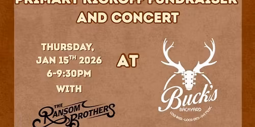 Primary Kickoff Fundraiser and Concert