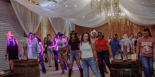 Line Dancing in the Barn at M&M Farms