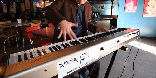 Shrimp City Slim (piano blues) in Beaufort, SC (5-8 pm)