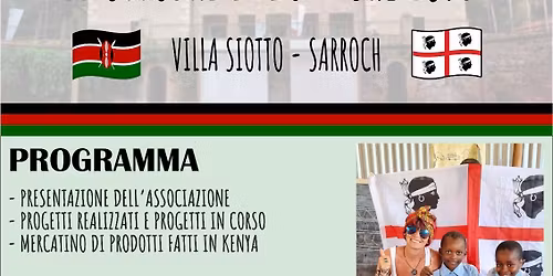 Sabato 11 Ottobre 2025 a Sarroch (CA) 7°RADUNO DI KENYA SCHOOL DESK ASSOCIAZIONE ODV