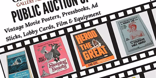 Auction of Vintage Movie Posters and Memorabilia