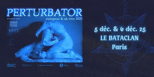 PERTURBATOR + KAELAN MIKLA + GOST, LE BATACLAN - PARIS