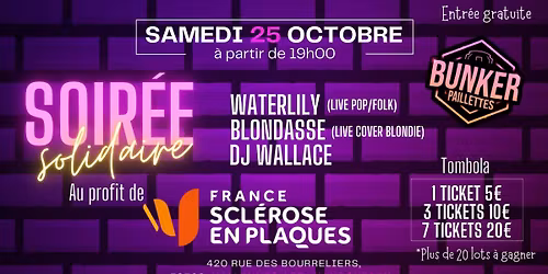 \u2728 Concerts & DJ Set Solidaires \u2013 Contre la SEP \ud83c\udf97\ufe0f