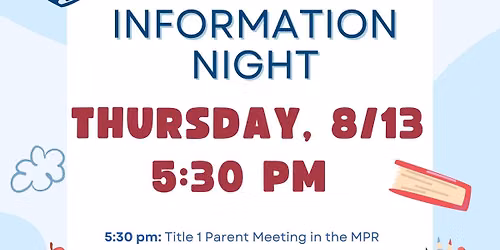 Parent Information Night 