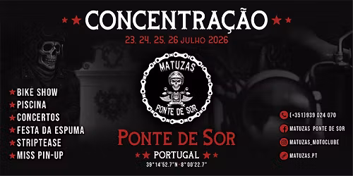 Concentra\u00e7\u00e3o Motard 2026 - Matuzas Ponte de Sor