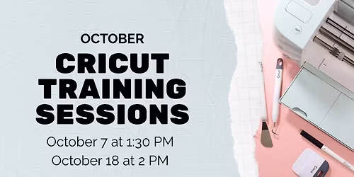 Cricut Training Sessions