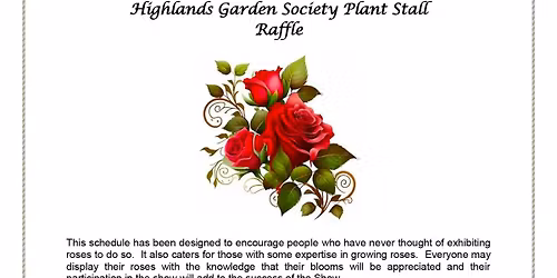 The HGSB Rose Show 2025