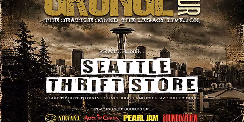 Generation Grunge UK tour - Seattle Thrift Store - Audio Glasgow