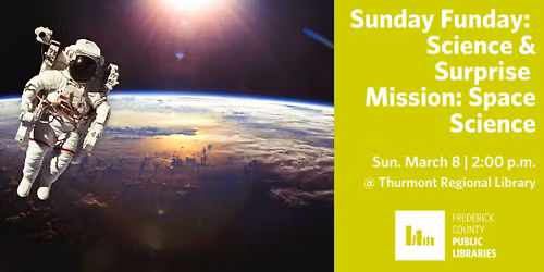 Sunday Funday: Science & Surprise - Mission: Space Science