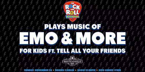 Tell All Your Friends! - 11.23 @ White Eagle Hall | Jersey City, NJ