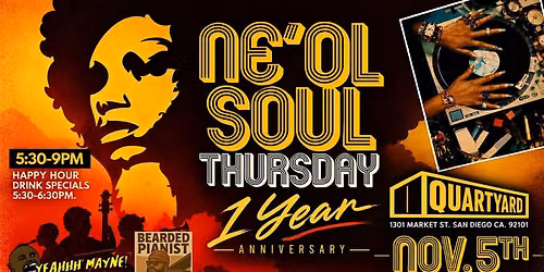 Ne'Ol Soul Thursday: 1 Year Anniversary