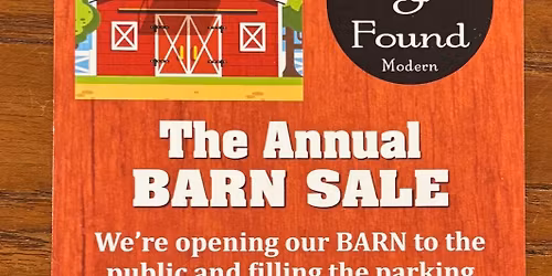 Annual Barn Sale