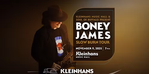 BONEY JAMES | Kleinhans Music Hall | November 9, 2025