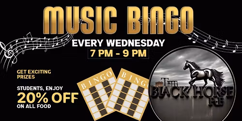 Wednesday Music Bingo